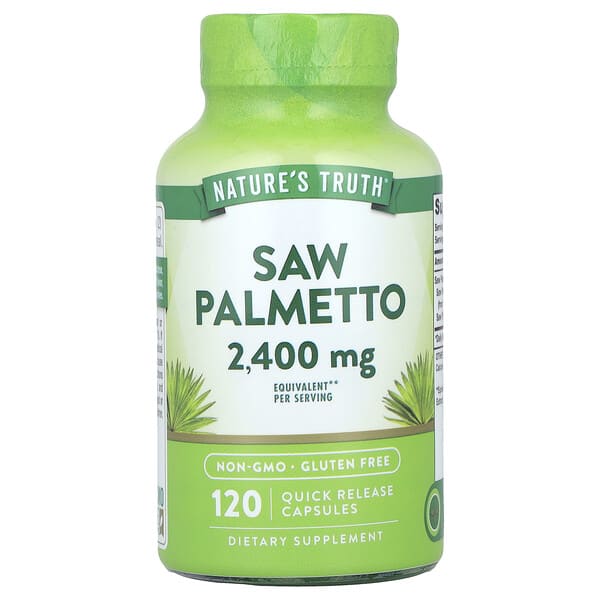 nth10193_v_40.jpg сереноя, 120 капсул с быстрым высвобождением (1200 мг в 1 капсуле) — Nature's Truth