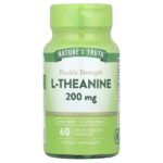 L-теанин, 200 мг, 60 капсул с быстрым высвобождением — Nature's Truth