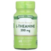 L-теанин, 200 мг, 60 капсул с быстрым высвобождением — Nature's Truth