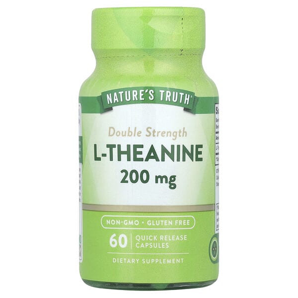 nth10194_v_42.jpg L-теанин, 200 мг, 60 капсул с быстрым высвобождением — Nature's Truth