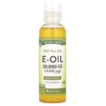 E-Oil, лимон, 30 000 МЕ (13 500 мг), 118 мл (4 жидк. унц.) — Nature's Truth