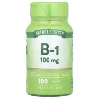 Витамин B-1, 100 мг, 100 таблеток — Nature's Truth