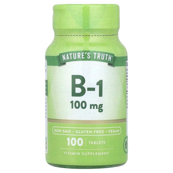 nth10588_v_25.jpg Витамин B-1, 100 мг, 100 таблеток — Nature's Truth