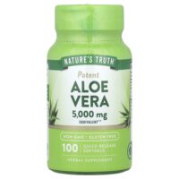 Алоэ вера, 5000 мг, 100 капсул быстрого действия — Nature's Truth