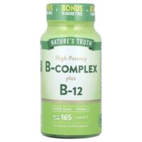 B-Complex Plus, витамин B-12, высокая эффективность, 165 таблеток — Nature's Truth