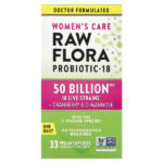 Women's Care, пробиотик-18 Raw Flora™, 33 веганские капсулы — Nature's Truth