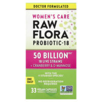 Women's Care, пробиотик-18 Raw Flora™, 33 веганские капсулы — Nature's Truth