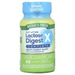 Fast Lactose Digest X™ Complete, 40 таблеток (90 мг на таблетку) — Nature's Truth