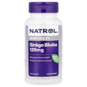 Гинкго билоба, 60 капсул — Natrol