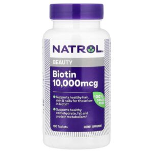 биотин, 100 таблеток — Natrol