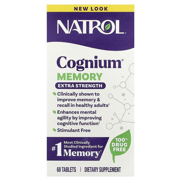 ntl07340_v_89.jpg Cognium®, память, 200 мг, 60 таблеток — Natrol
