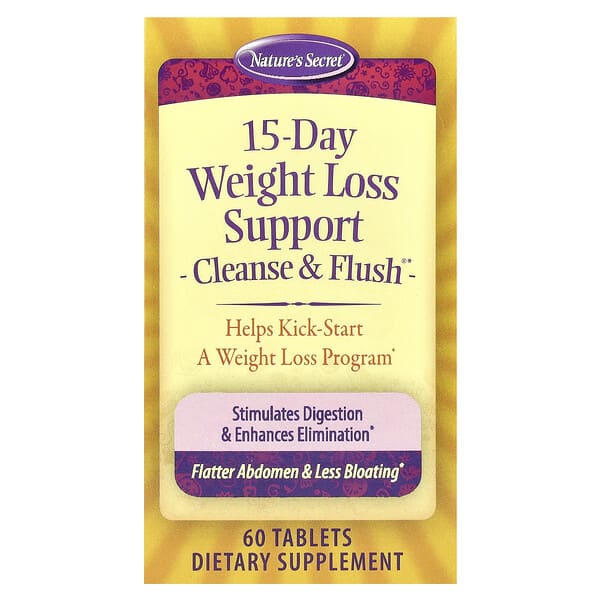 nts25554_v_59.jpg Cleanse & Flush, потеря веса за 15 дней, 60 таблеток — Nature's Secret