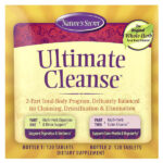 Ultimate Cleanse, состоящая из 2 частей программа для всего тела, 2 флакона по 120 таблеток в каждом — Nature's Secret