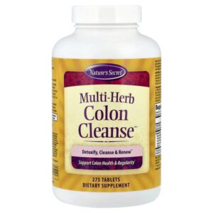 Multi-Herb Colon Cleanse™, добавка для очищения кишечника, 275 таблеток — Nature's Secret