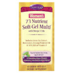 Soft-Gel Multi™ для женщин, 73 питательных вещества, с омега-3 жирами, 60 мягких таблеток — Nature's Secret