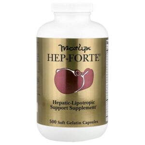 Naturally Vitamins, Marlyn, средство для здоровья печени Hep-Forte, 500 мягких желатиновых капсул