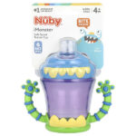 iMonster Grip N 'Sip Cup, от 4 месяцев, 210 мл (7 унций) — Nuby