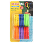 On The Go, Linkables, для детей от 3 месяцев, 18 пакетиков — Nuby