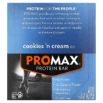 ProMax Protein Bar, протеиновый батончик, печенье и крем, 12 батончиков по 75 г (2,64 унции) — NuGo Nutrition