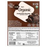 Organic® протеиновые батончики, двойной темный шоколад с морской солью, 12 батончиков по 50 г (1,76 унции) — NuGo Nutrition — изображение 2
