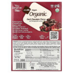 Organic®, протеиновые батончики, темный шоколад, вишня и гранат, 12 батончиков по 50 г (1,76 унции) — NuGo Nutrition — изображение 2