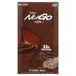 Nutrition, батончик, кофе, 15 батончиков по 50 г (1,76 унции) — NuGo Nutrition