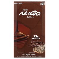Nutrition, батончик, кофе, 15 батончиков по 50 г (1,76 унции) — NuGo Nutrition
