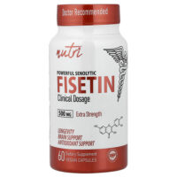 Powerful Senolytic Fisetin, 500 mg, 60 Vegan Capsules — Nutri