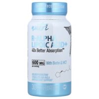 R-Alpha Lipoic Acid+ With Biotin & MCT, 30 Vegan Capsules — Nutri