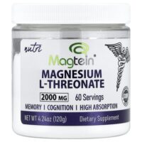 Magtein® Magnesium L-Threonate , 4.24 oz (120 g) — Nutri