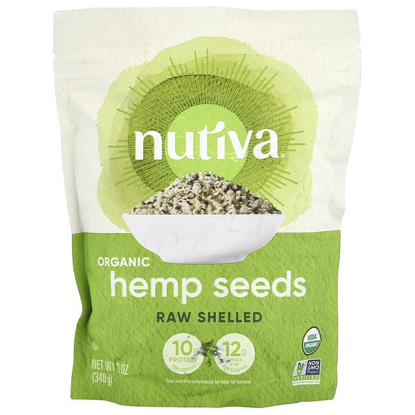 nut00031_v_20.jpg Семена органической конопли, необработанные, 340 г (12 унций) — Nutiva