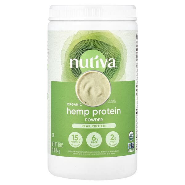 nut10012_v_50.jpg Порошок из органического конопляного протеина, 454 г (1 фунт) — Nutiva