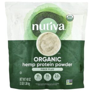 органический конопляный протеиновый порошок, 1,36 кг (3 фунта) — Nutiva