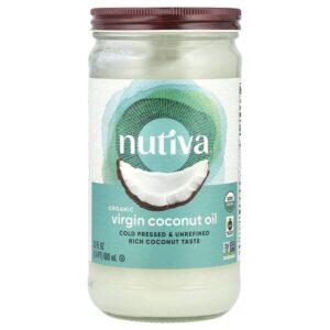 Органическое кокосовое масло, Virgin, 23 жидкие унции (680 мл) — Nutiva