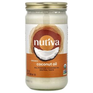 органическое кокосовое масло, 680 мл (23 жидк. унции) — Nutiva