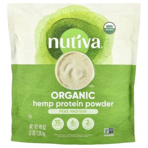 Порошок из органического конопляного протеина, 1,36 кг (3 фунта) — Nutiva