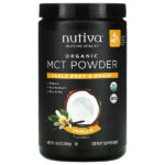 органические MCT в виде порошка, со вкусом ванили, 300 г (10,6 унций) — Nutiva