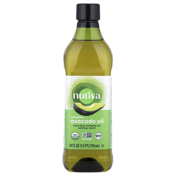 nut11386_v_30.jpg Органическое масло авокадо, 710 мл (24 жидк. унц.) — Nutiva