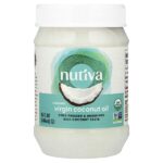 органическое кокосовое масло первого отжима, 444 мл (15 жидк. унций) — Nutiva