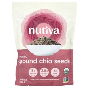 Органические молотые семена чиа, 340 г — Nutiva