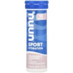 Hydration, Sport, добавка с шипучими электролитами, клубничный лимонад, 10 таблеток — Nuun