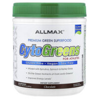 CytoGreens®, зеленый суперпродукт премиального качества для спортсменов, шоколад, 690 г (1,5 фунта) — ALLMAX