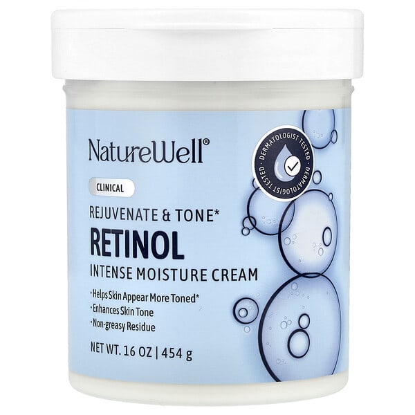 nwl03437_v_30.jpg Naturewell, Увлажняющий крем с ретинолом, 454 г (16 унций)