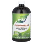 Chlorofresh, жидкий хлорофилл, без добавок, 132 мг, 480 мл (16 жидк. унций) — Nature's Way