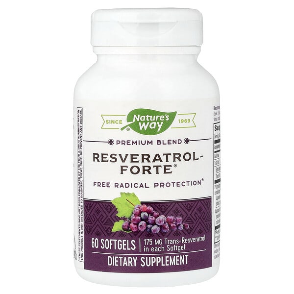 nwy05836_v_24.jpg Resveratrol Forte®, смесь премиального качества, 60 капсул — Nature's Way