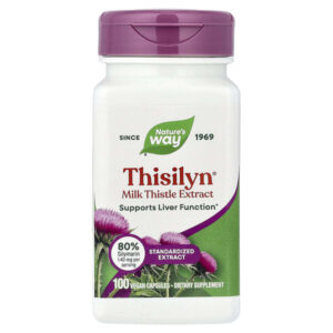 Thisilyn®, экстракт расторопши, 100 веганских капсул (175 мг в 1 капсуле) — Nature's Way