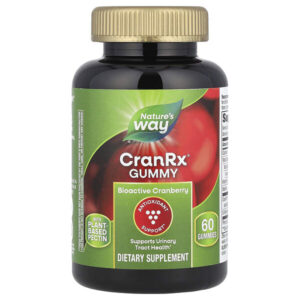CranRx®, жевательные таблетки с биоактивной клюквой, 60 жевательных таблеток — Nature's Way