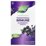 Sambucus®, капли с бузиной, для детей от 7 лет, со вкусом ягод, 30 мл (1 жидк. унция) — Nature's Way