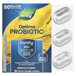 пробиотик Optima®, Fortify® для людей старше 50 лет, 50 млрд КОЕ, 30 капсул с отсроченным высвобождением — Nature's Way