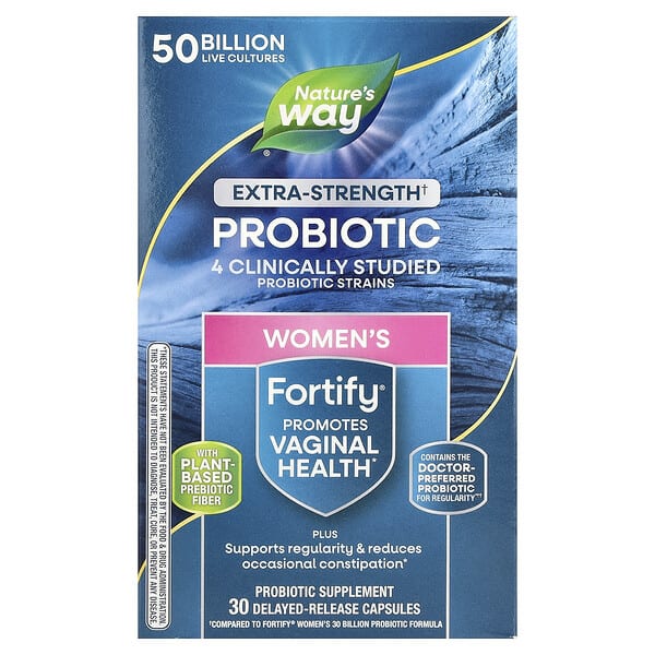 nwy11581_v_108.jpg пробиотик для женщин Fortify®, 50 млрд КОЕ, 30 капсул с отсроченным высвобождением — Nature's Way